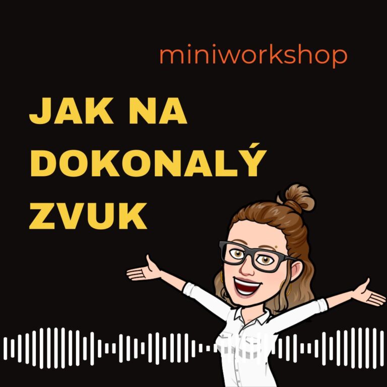 JitkaP - workshop jak na dokonalý zvuk s Auphonic